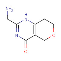 1418131-86-8 2-(aminomethyl)-1,5,7,8-tetrahydropyrano[4,3-d]pyrimidin-4-one chemical structure