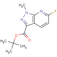 1159982-24-7 tert-butyl 6-fluoro-1-methylpyrazolo[3,4-b]pyridine-3-carboxylate chemical structure