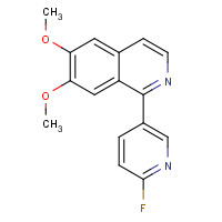 949139-85-9 1-(6-fluoropyridin-3-yl)-6,7-dimethoxyisoquinoline chemical structure