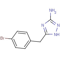 502685-91-8 5-[(4-bromophenyl)methyl]-1H-1,2,4-triazol-3-amine chemical structure