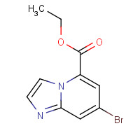 1192015-16-9 ethyl 7-bromoimidazo[1,2-a]pyridine-5-carboxylate chemical structure