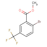 1026355-57-6 methyl 2-bromo-5-(trifluoromethyl)benzoate chemical structure