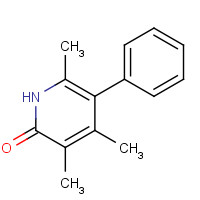 98042-74-1 3,4,6-trimethyl-5-phenyl-1H-pyridin-2-one chemical structure