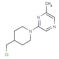 892502-21-5 2-[4-(chloromethyl)piperidin-1-yl]-6-methylpyrazine chemical structure