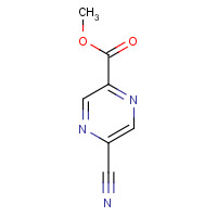 138560-54-0 methyl 5-cyanopyrazine-2-carboxylate chemical structure
