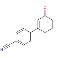 123732-13-8 4-(3-oxocyclohexen-1-yl)benzonitrile chemical structure