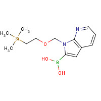 1286776-82-6 [1-(2-trimethylsilylethoxymethyl)pyrrolo[2,3-b]pyridin-2-yl]boronic acid chemical structure