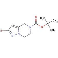 1250998-21-0 tert-butyl 2-bromo-6,7-dihydro-4H-pyrazolo[1,5-a]pyrazine-5-carboxylate chemical structure