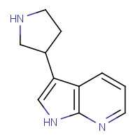 1151768-87-4 3-pyrrolidin-3-yl-1H-pyrrolo[2,3-b]pyridine chemical structure