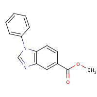 220495-70-5 methyl 1-phenylbenzimidazole-5-carboxylate chemical structure