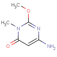 94940-32-6 6-amino-2-methoxy-3-methylpyrimidin-4-one chemical structure