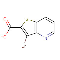 1104630-93-4 3-bromothieno[3,2-b]pyridine-2-carboxylic acid chemical structure