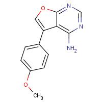 501693-19-2 5-(4-methoxyphenyl)furo[2,3-d]pyrimidin-4-amine chemical structure