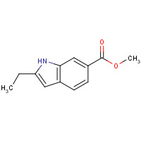 184150-81-0 methyl 2-ethyl-1H-indole-6-carboxylate chemical structure
