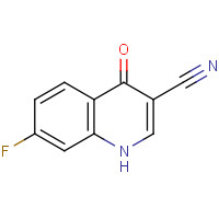 1008780-80-0 7-fluoro-4-oxo-1H-quinoline-3-carbonitrile chemical structure