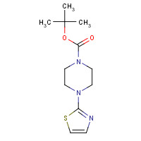 474417-23-7 tert-butyl 4-(1,3-thiazol-2-yl)piperazine-1-carboxylate chemical structure