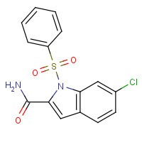 540740-48-5 1-(benzenesulfonyl)-6-chloroindole-2-carboxamide chemical structure
