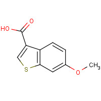 43121-88-6 6-methoxy-1-benzothiophene-3-carboxylic acid chemical structure