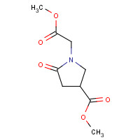 121564-86-1 methyl 1-(2-methoxy-2-oxoethyl)-5-oxopyrrolidine-3-carboxylate chemical structure