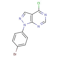 832715-52-3 1-(4-bromophenyl)-4-chloropyrazolo[3,4-d]pyrimidine chemical structure