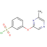 926921-65-5 3-(6-methylpyrazin-2-yl)oxybenzenesulfonyl chloride chemical structure