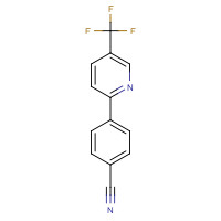 892501-99-4 4-[5-(trifluoromethyl)pyridin-2-yl]benzonitrile chemical structure
