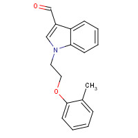 299935-67-4 1-[2-(2-methylphenoxy)ethyl]indole-3-carbaldehyde chemical structure