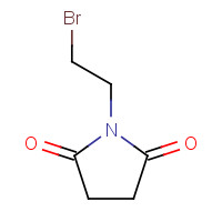 55943-72-1 1-(2-bromoethyl)pyrrolidine-2,5-dione chemical structure