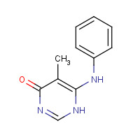 960299-07-4 6-anilino-5-methyl-1H-pyrimidin-4-one chemical structure