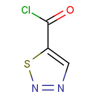 54742-57-3 thiadiazole-5-carbonyl chloride chemical structure