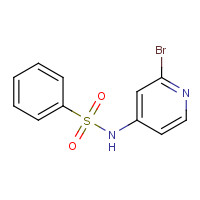 887310-21-6 N-(2-bromopyridin-4-yl)benzenesulfonamide chemical structure