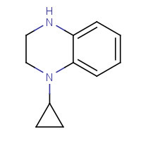 1224640-13-4 4-cyclopropyl-2,3-dihydro-1H-quinoxaline chemical structure