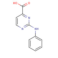 1360802-78-3 2-anilinopyrimidine-4-carboxylic acid chemical structure