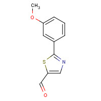 915923-79-4 2-(3-methoxyphenyl)-1,3-thiazole-5-carbaldehyde chemical structure
