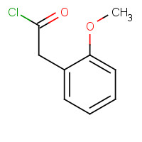 28033-63-8 2-(2-methoxyphenyl)acetyl chloride chemical structure