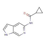 1415124-72-9 N-(1H-pyrrolo[2,3-c]pyridin-5-yl)cyclopropanecarboxamide chemical structure