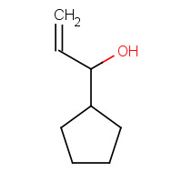 87453-54-1 1-cyclopentylprop-2-en-1-ol chemical structure