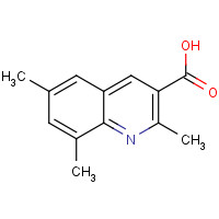 876721-02-7 2,6,8-trimethylquinoline-3-carboxylic acid chemical structure