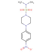 349573-54-2 N,N-dimethyl-4-(4-nitrophenyl)piperazine-1-sulfonamide chemical structure