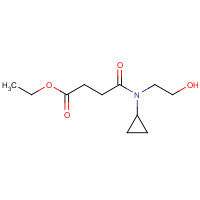 1153255-86-7 ethyl 4-[cyclopropyl(2-hydroxyethyl)amino]-4-oxobutanoate chemical structure