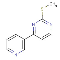 637354-24-6 2-methylsulfanyl-4-pyridin-3-ylpyrimidine chemical structure
