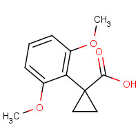 915192-34-6 1-(2,6-dimethoxyphenyl)cyclopropane-1-carboxylic acid chemical structure