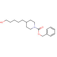 99198-90-0 benzyl 4-(5-hydroxypentyl)piperidine-1-carboxylate chemical structure