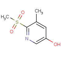 1447122-98-6 5-methyl-6-methylsulfonylpyridin-3-ol chemical structure