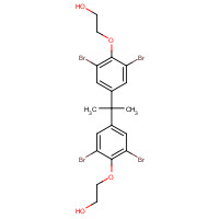 4162-45-2 2-[2,6-dibromo-4-[2-[3,5-dibromo-4-(2-hydroxyethoxy)phenyl]propan-2-yl]phenoxy]ethanol chemical structure