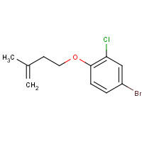 1350761-23-7 4-bromo-2-chloro-1-(3-methylbut-3-enoxy)benzene chemical structure