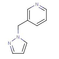 202344-40-9 3-(pyrazol-1-ylmethyl)pyridine chemical structure