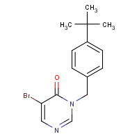 960298-82-2 5-bromo-3-[(4-tert-butylphenyl)methyl]pyrimidin-4-one chemical structure