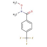 116332-61-7 N-methoxy-N-methyl-4-(trifluoromethyl)benzamide chemical structure
