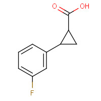 1157561-41-5 2-(3-fluorophenyl)cyclopropane-1-carboxylic acid chemical structure